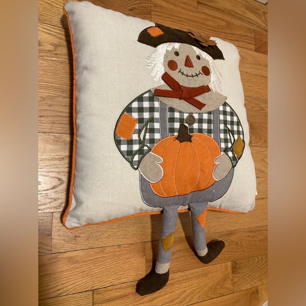 Isaac Mizrahi 3D Scarecrow Pillow